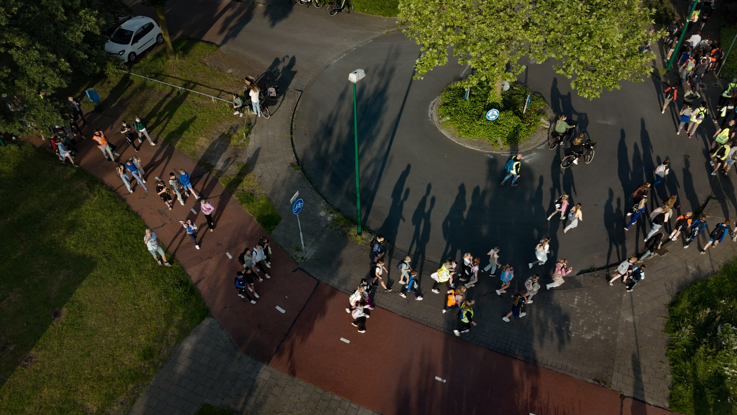 Achtergrond foto voor de evenementen categorie. Gemaakt tijdens de avondvierdaagse in Veenendaal